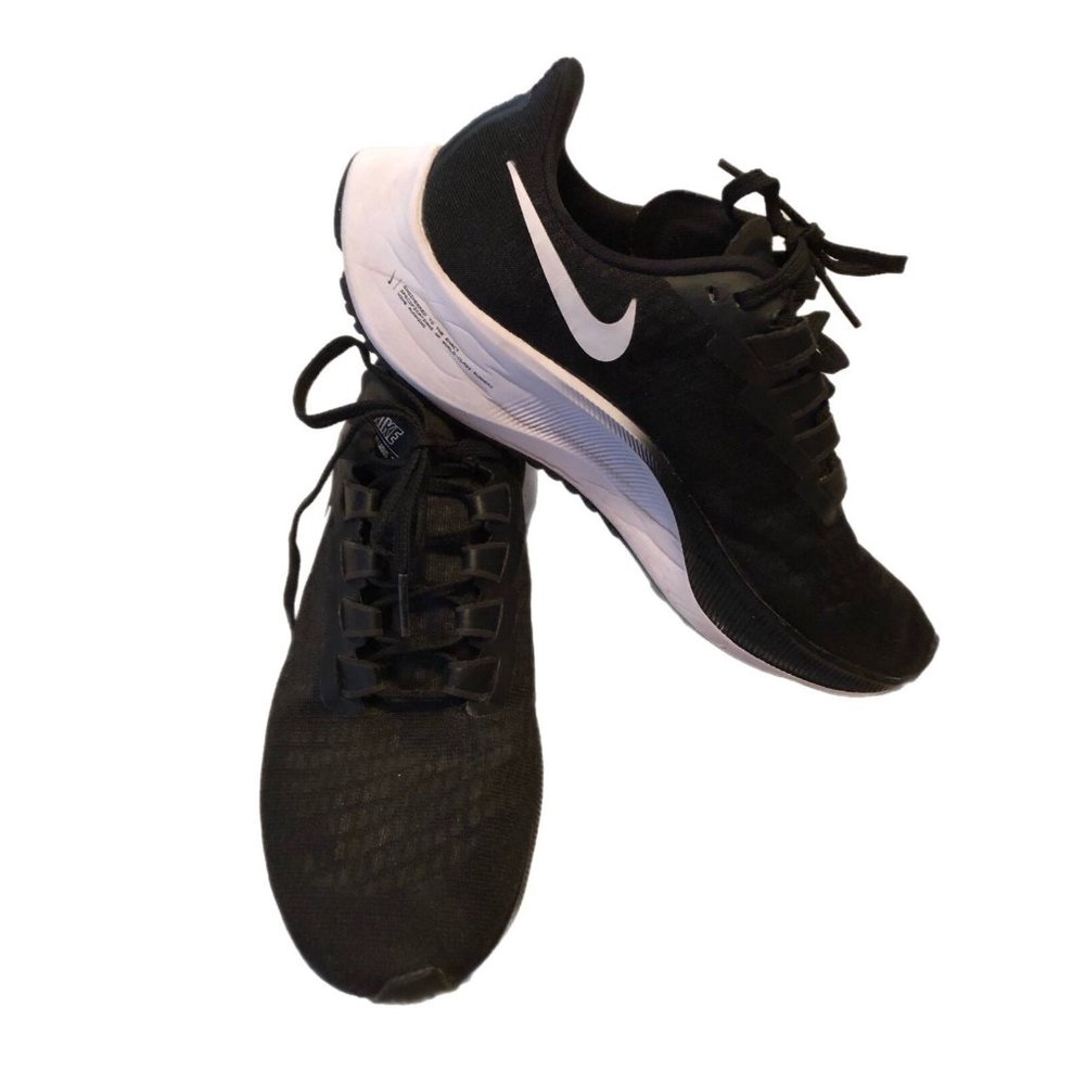 Nike Womens Air Zoom Pegasus 37 Bq9647-002 Black Running Shoes